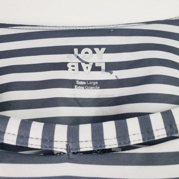 Joy Lab Striped Tank Top with Open Perforated Back - Picture 5 of 8